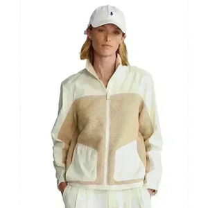 NEW! RLX Golf Ralph Lauren Women's XL Sherpa Hybrid Full-Zip Jacket NWT $188